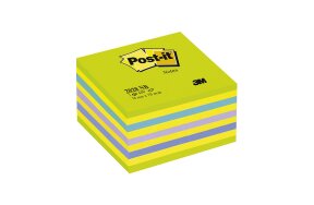 ΑΥΤΟΚΟΛΛΗΤΑ ΧΑΡΤΑΚΙΑ ΣΗΜΕΙΩΣΕΩΝ ΚΥΒΟΣ POST-IT 3M 2028NB NEON ΜΠΛΕ ΑΠΟΧΡ. 76x76mm 450Φ